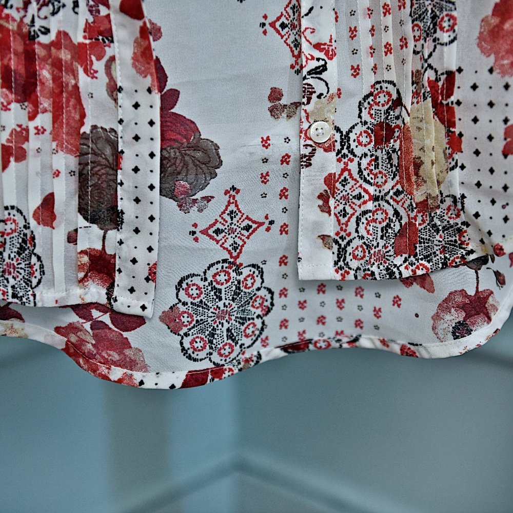 Abercrombie Button-Down Blouse Top - image 4